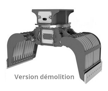 Grappin demolition mini pelle