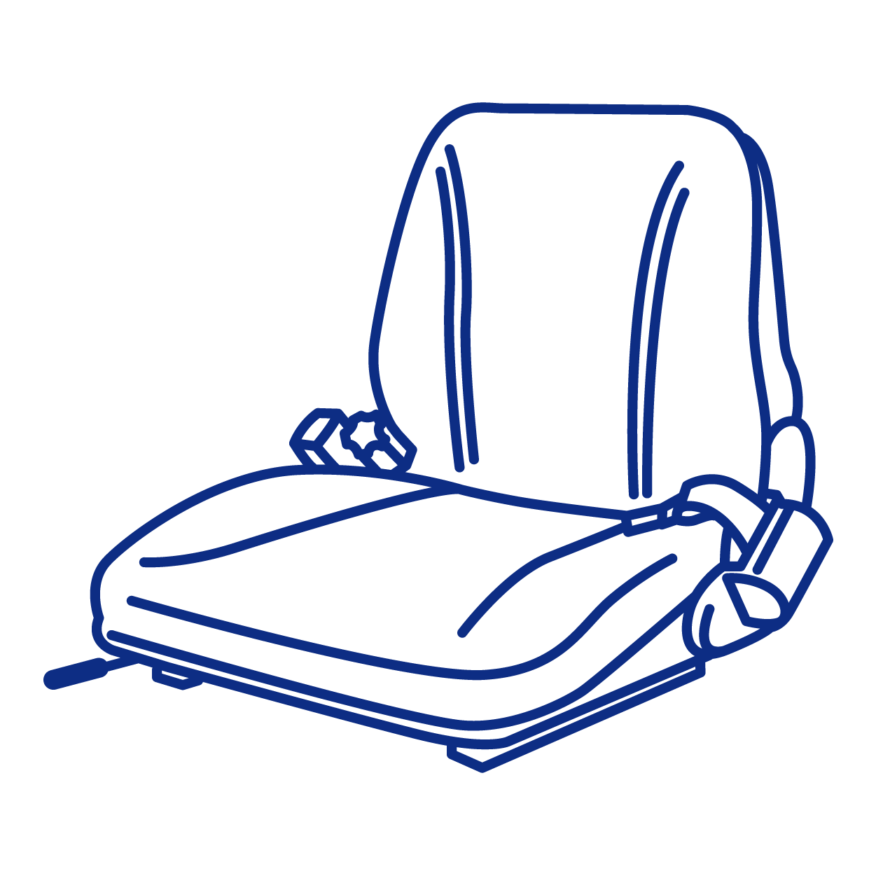 Mini-Bagger-Sitz
