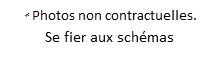 photos non contractuelles. Se fier aux schémas